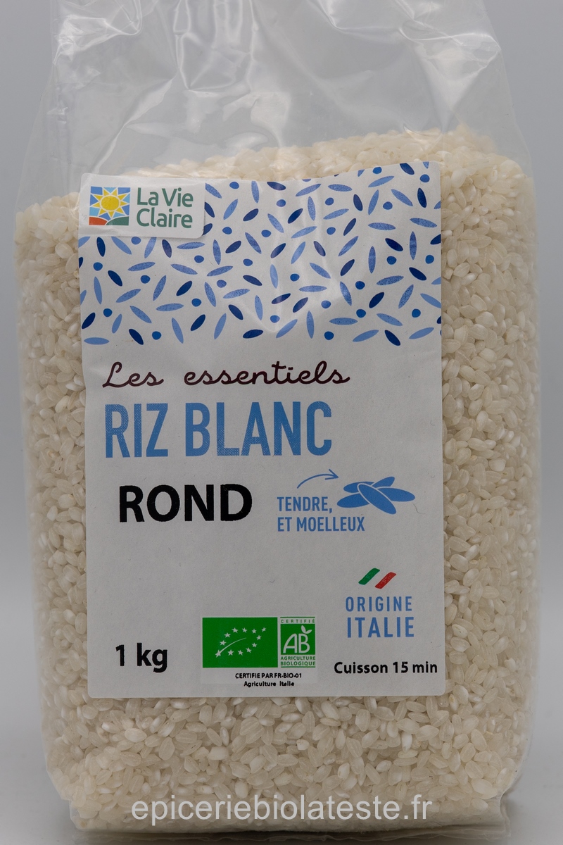 Riz rond blanc de Camargue Bio
