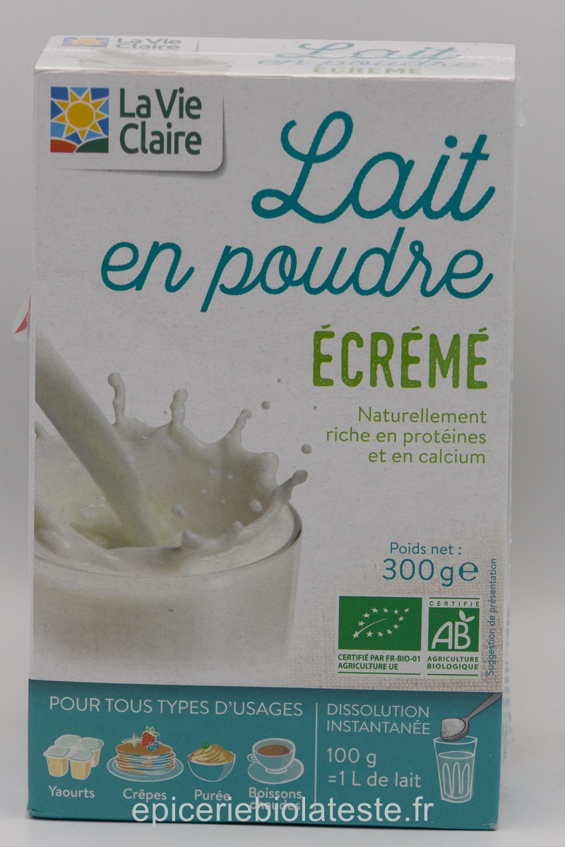 Lait demi-écrémé - La Vie Claire Saint Pierre