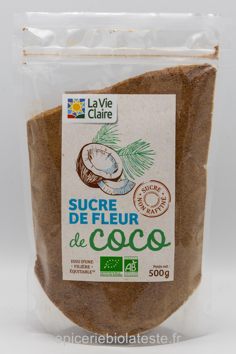 Sucre coco poudre BIO, 500g